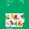 innisfree Energy Mask Special Set 20 Sheets [10 Types x 2pcs] Daily Hydrating & Soothing Facial Sheet Mask Pack