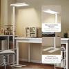 LED Floor Lamp, Eye-Friendly Light, Floor Lamp with Remote Control, Adjustable Brightness, Plastic, Metal, White