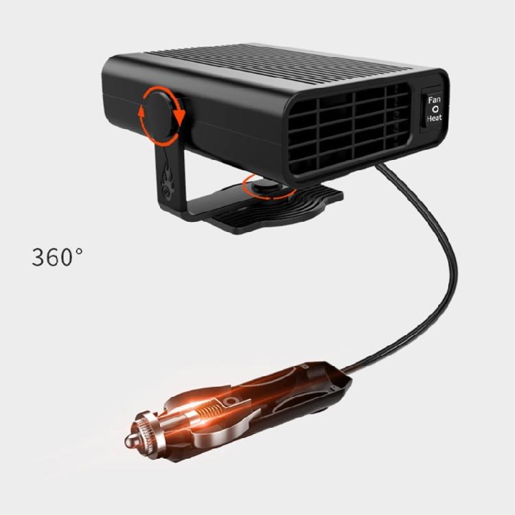 12V 120W Car Windshield Defogger Fast Heating & Cooling Fan 2 in 1 Modes Heater