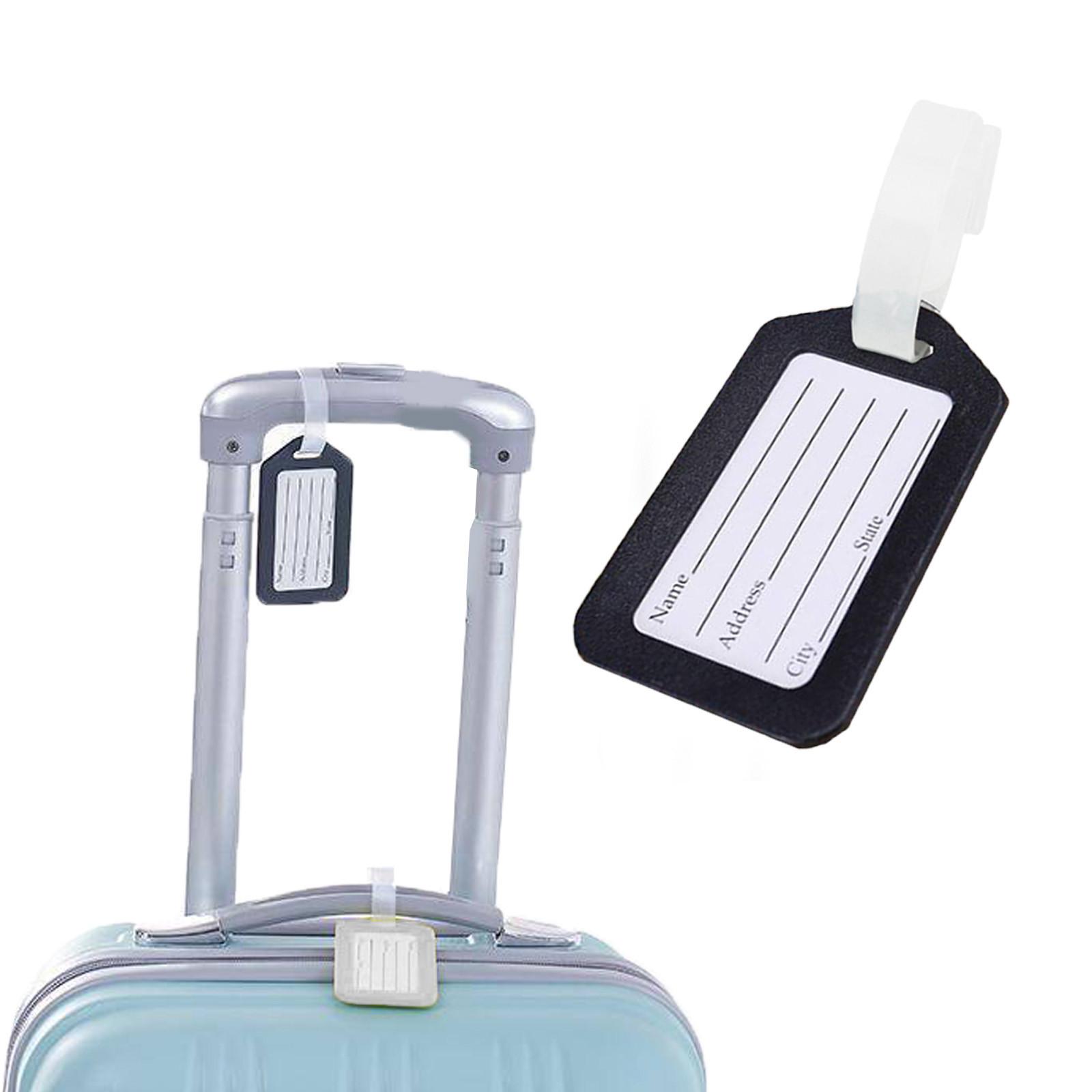 

Багажные бирки для посадки, пластиковые бирки для зарегистрированного багажа, набор карточек для маркировки, 10 шт. One Size чёрный