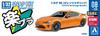 Aoshima Bunka Kyozai Scale Rakupla Snap Kit Toyota 86 Orange Metallic Plastic Model Kit 1/32 No.08-OR Pre-Colored (Automobile)