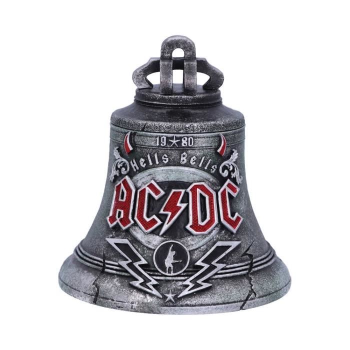 Arborescence Opbergdoos Hells Bells Ac/Dc Nemesis Now - Verouderde Zilverkleurige Plastic-hars Klok