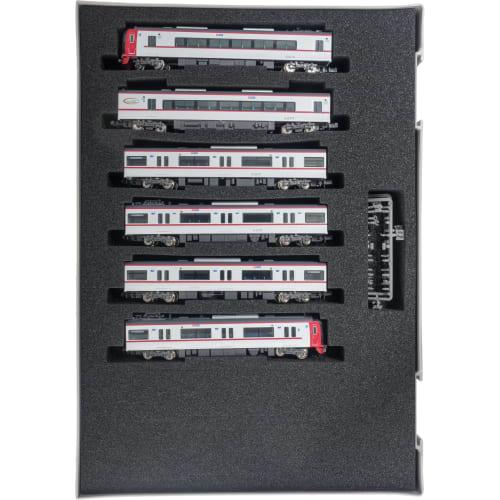 Greenmax N Gauge Meitetsu 2200 Series Second Batch, Front Window Transparent Type, Selectable Car Number, 6-Car Set II, Powered, 31969 Model Train