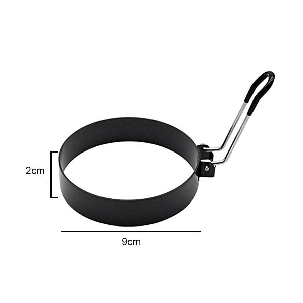 1Pcs Professional Stainless Steel Egg Fried Ring Nonstick Round Pancake Mold Kitchen Omelet Mold for Frying Eggs Cooking Ring