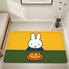 Cartoon Bunny Rabbit kawaii funny M-Miffy Home Bed Rug Kitchen Bath Floormat Hallway Balcony Carpet Entrance Doormat hogar Decor