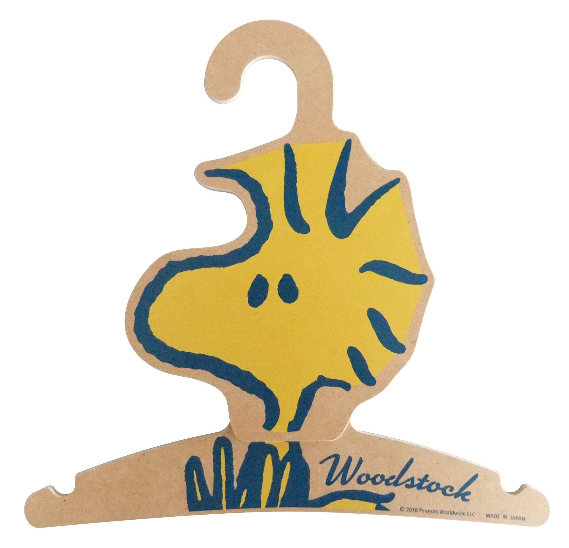 

SN SNOOPY Деревянная мини-вешалка Сделано в Японии Ш310 x В300 x Г10мм (Вудсток)