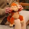 Simulation Monkey Orangutan Doll Super Soft Stuffed Bag Animals Plush Toys Anime Cartoon Decor Boys Girls Birthday Gifts Pillow
