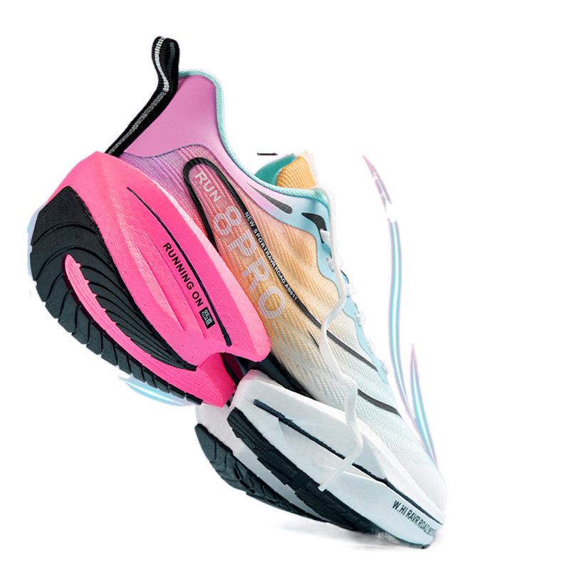 Spring New Red Rabbit 8pro Student Carbon Board Running Shoes Men's and Teenagers' Marathon Wear-resistant and Breathable Running Shoes Women's Shoes