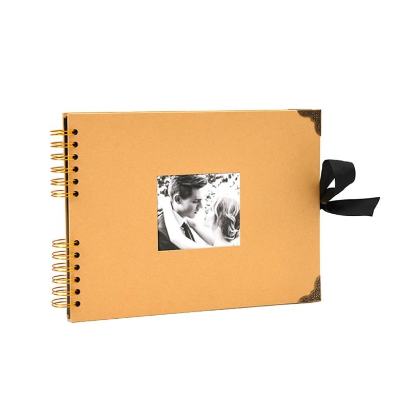40-страничный винтажный фотоальбом Многофункциональная книга для хранения карт Домашняя для помещений, улицы, путешествий Организация фотографий 1