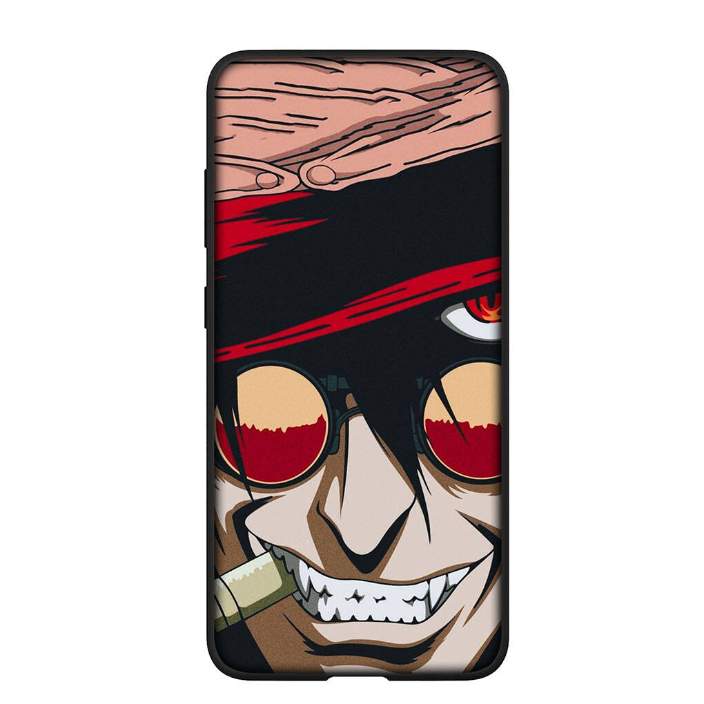 Phone Case for iPhone 17 16 15 Plus XR 16E Huawei P30 P20 Lite Redmi Note 14 12 11 13 Pro Max OPPO A60 A80 A40 A18 A38 Cartoon Hellsing Alucard Cover