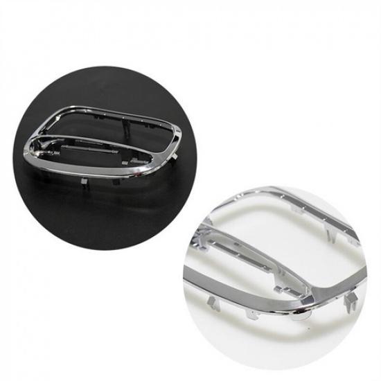 ABS Chrome Car Central Gear Shift Knob Bottom Frame Trim For Benz C W203 04 05