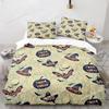 Top Halloween Boo Cartoon Bedding Set Printed Single Comforter Quilt Bed Cover Duvet Cover Pillow Case 3 Pieces Kids Adult Size