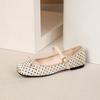 Mary Jane Shoes for Women Square Toe Flats Dressy Ballet Flat Mary Jane Flats with Buckle Strap Comfortable Slip On Casual Shoes Women's Flat Shoes