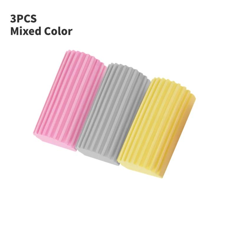 3Pcs Dust Cleaning Magical  Sponges Portable Brush Duster For Cleaning Blinds Glass Baseboards Vents Railings Mirrors Window