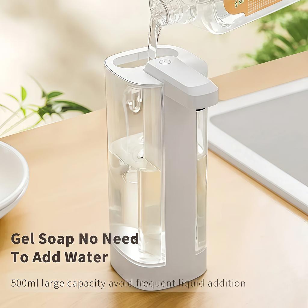 White intelligent Automatic Dishwashing Machine Sensor Intelligent Hand Washing Machine Kitchen Hand Sanitizer Soap Dispenser