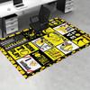 Office Carpet Softball Theme Decorative Throw Blanket for Sofa or Chair Protection