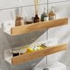No-Drill Bathroom Faucet Shelf and Drain Storage Rack
