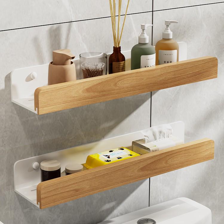 No-Drill Bathroom Faucet Shelf and Drain Storage Rack