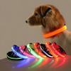 Dog Collar Nylon LED Night Safety Flashing Glow In The Dark Pet Dog Leash Pet Dogs Luminous Fluorescent  Dog Accessories Collar
