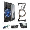 Frameless Case For Samsung Galaxy Z Fold 7 6 5 For Magsafe With 360°Rotating Magnetic Stand Metal Shockproof Protect Phone Cover
