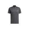 adidas Polo Shirts Men's Gray Polo Collar Moderate Straight Fit HM7392