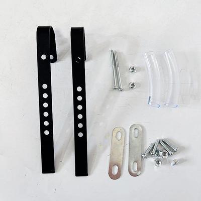 Ganci Regolabili in Metallo per Cestino da Bicicletta con Viti per Accessori E-Bike