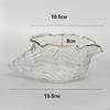 Clear Ice Cream Bowl, Glass Decorative Fruit Parfait Cup for Salad, Snack, Trifle, Dessert