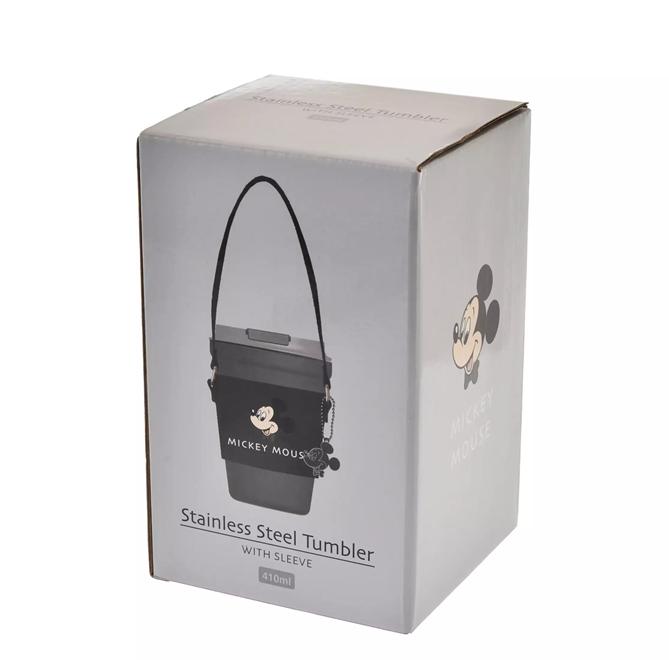 Disney Mickey Mouse Tumbler Stainless Steel with Holder and Charm, Colors NEW