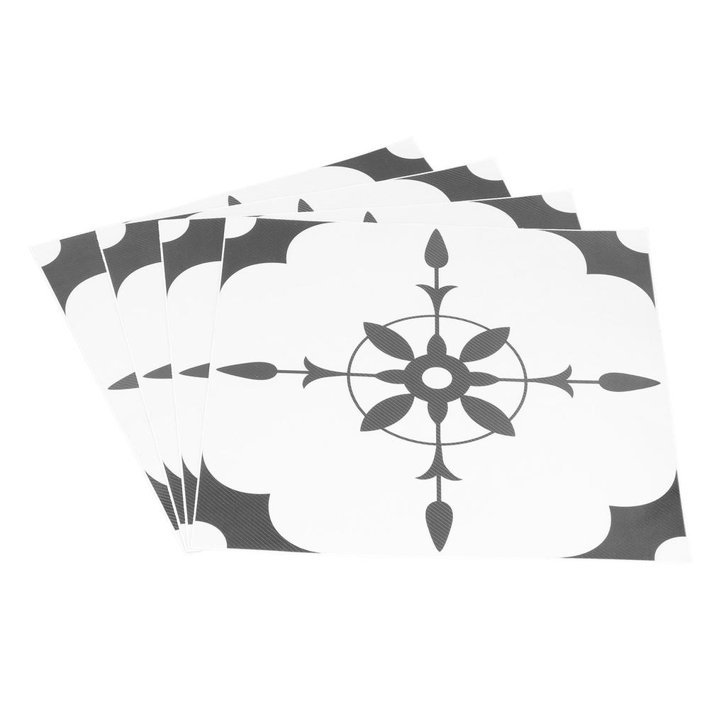 4 Stück Wandaufkleber Selbstklebende Tapete DIY Rutschfester Bodenaufkleber für Badezimmer Schlafzimmer