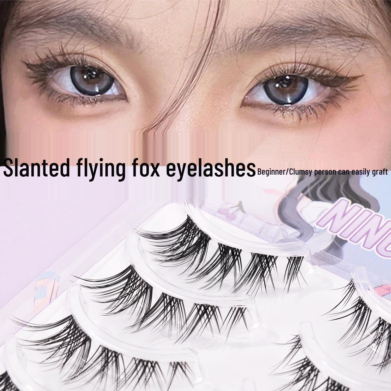 

Fox-Style Thai Devil Lower False Eyelashes - Segmented Strip with Hard Stem