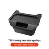 YZ For Tesla Model Y Juniper 2021-2026 Magnetic Suction Back Row Intermediate Storage Box For Tesla Storage Box Car Accessories