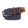 Fashion Woven Braided Fabric Comfort Stretch Casual Dress Belt for Men Women