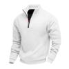 Weit geschnittenes Outdoor-Herren-Thermo-Halbzip-Stehkragen-Pullover-Sweatshirt