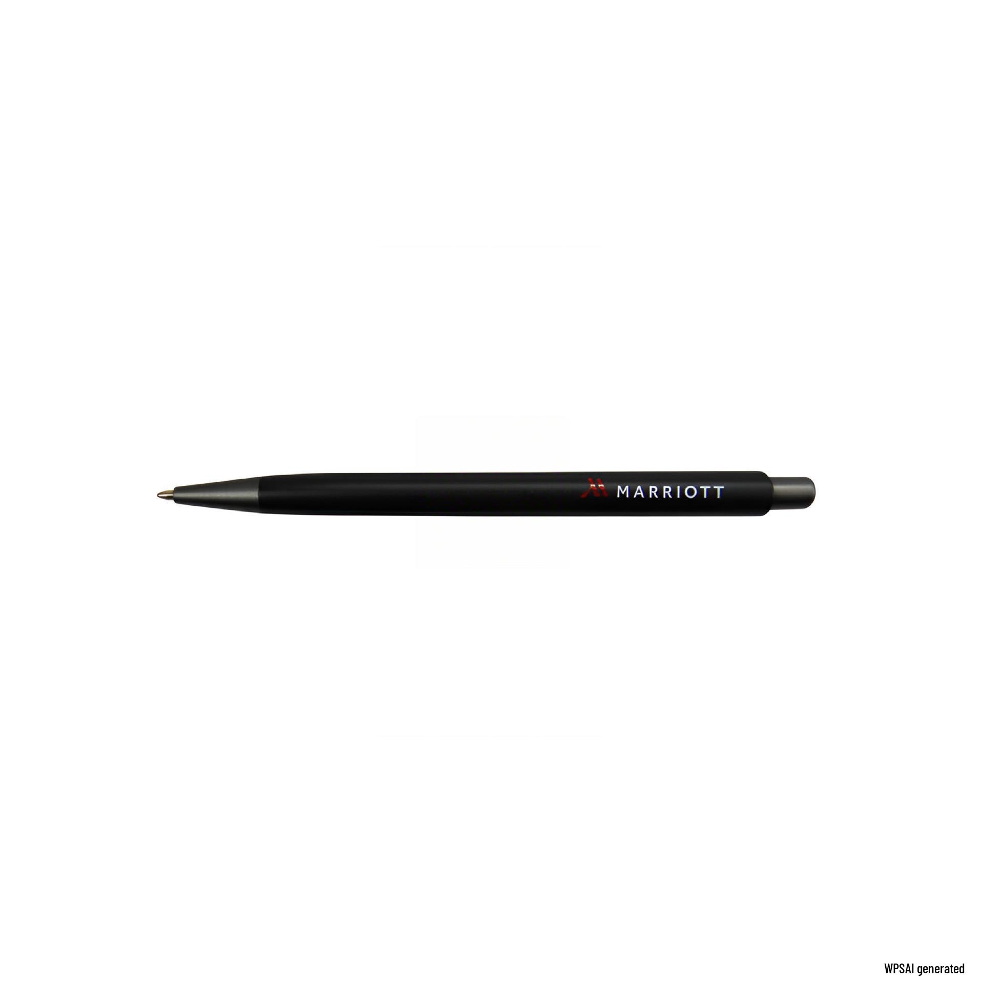Marriott Hotel Customizable Metal Ballpoint Pen - New Promotion with Logo and Color Options for Guest Rooms Bullet Type 1.0 чёрный
