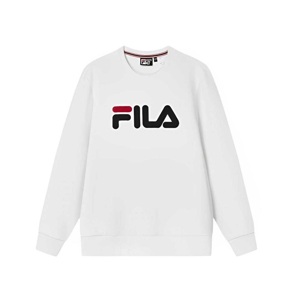 New FILA Sweatshirt Men's Standard White F51M418298A-WT