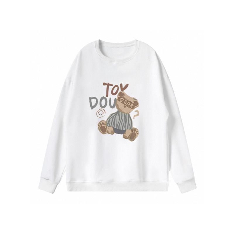 

Women s American Retro Crewneck Sweatshirt - 2025 Autumn Collection, Loose, Trendy, Fashionable, Age-Reducing Style. M