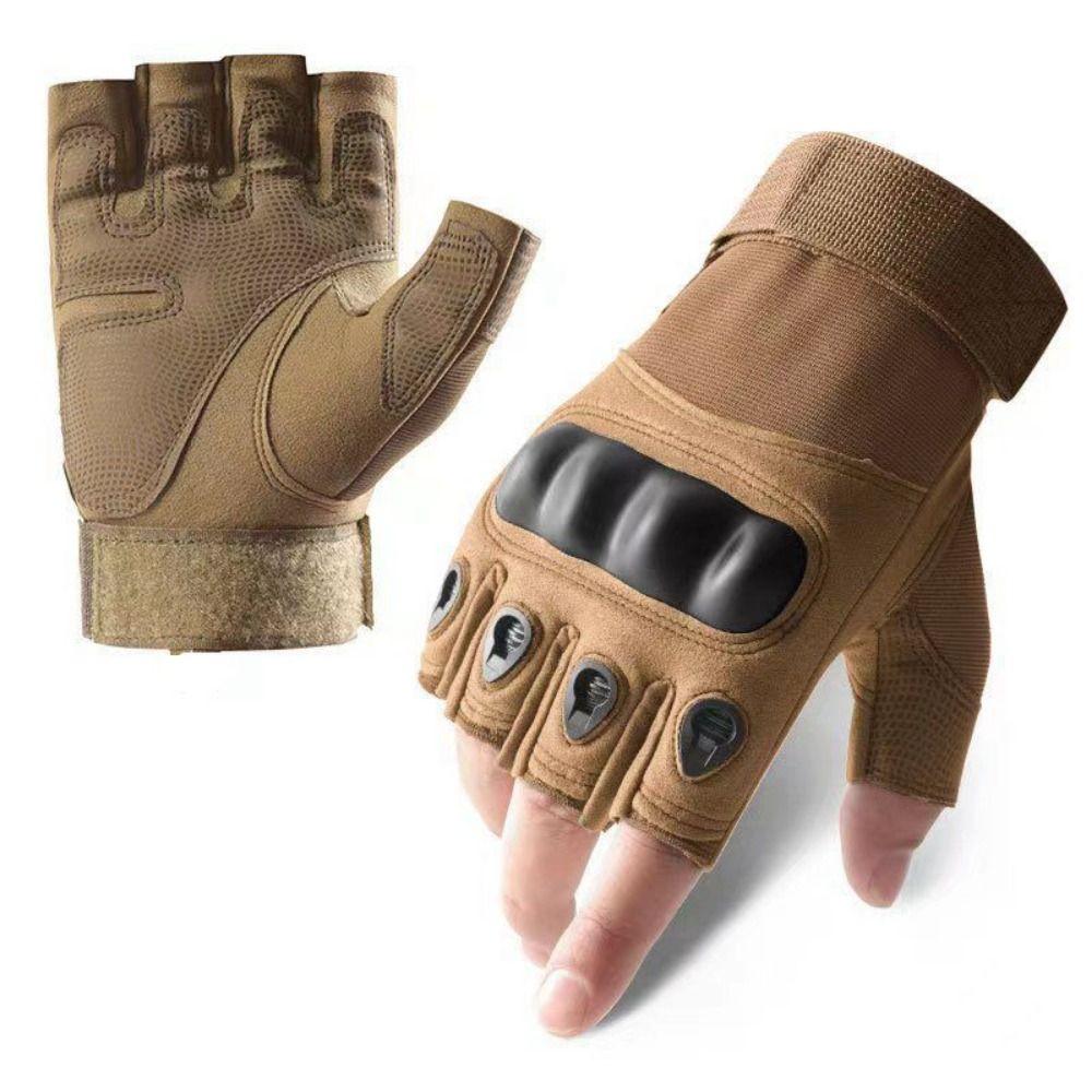 Wear-Resistant Motorcycle Gloves Anti-Slip Half Finger Gloves High Quality Racing Gloves Women Men
