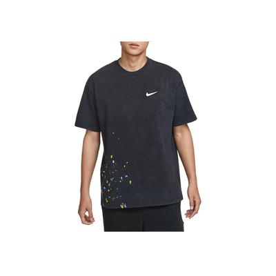 Men's M90 PAINT Graphic Short Sleeve T-Shirt Black HV1672-010
