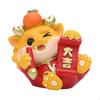Cartoon Dragon Statue Car Dashboard Decor Collectible Souvenir Gift Mini Figurine Tabletop