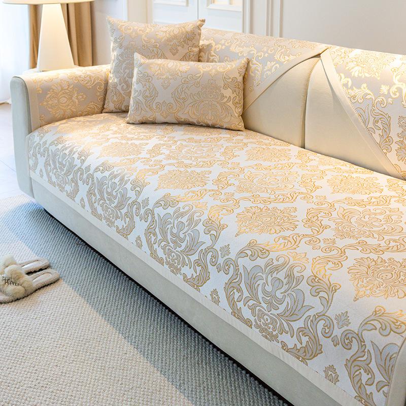 Light Luxury High-End European Sofa Seat Cushion  New Four-Season Universal Princess Sofa Cover Cover Cloth Towel