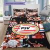 PSV Eindhoven Player Pattern Bedding Home Decoration Birthday Gift ( 1 duvet cover + 2 pillowcase, without core),fan merchandise.