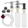 Sink Liquid Soap Dispenser Stainless Steel Head Hand Lotion Dispensers Countertop Soap Bottle Pump Kitchen Accessories