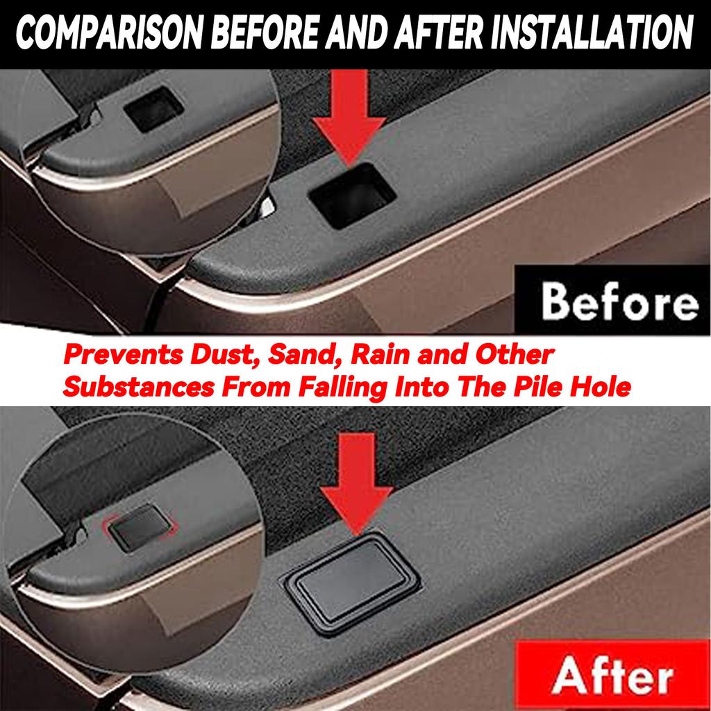 2 stücke Kofferraum Hinten Bett Schiene Stake Tasche Abdeckungen Loch Stecker Kappen Zubehör für Dodge Ram 1500 2500 3500 2019-2023 schutzhülle
