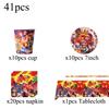 Brawl Stars Game Themed Birthday Party Tableware Paper Cups Plates Napkins Tablecloth Banner Birthday Gift Party Supplies