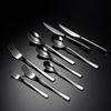 304 Stainless Steel Western Food Knife Fork Spoon Set Hotel Supplies Tableware Heavy Full Series S338 Square Handle Male