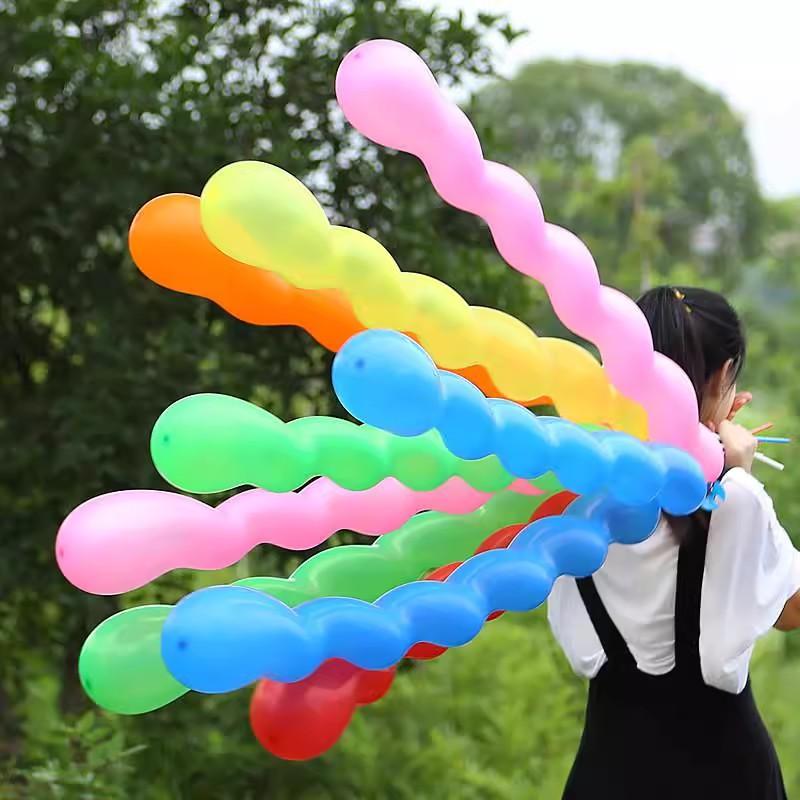 100/500Pcs Multicolor Long Balloons Twist Spiraal Latex Balloon Wedding Birthday Holiday Party Decorations Boys Girls Toys