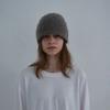 HAIRY BEANIE IN GREY