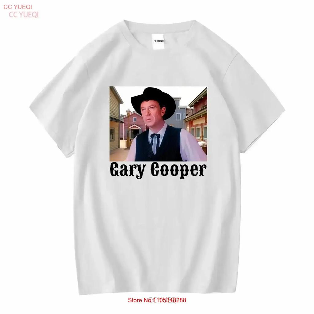 Gary Cooper High Noon Western Movie New Fan T Shirt Quality S 4xl Gift Vintage Fashion Slightly Graphic Stylish Soft