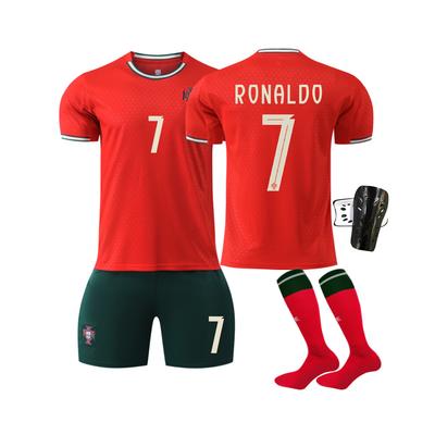 (#7 RONALDO) 25-26 Portugal Heim-Fußballtrikot für Kinder und Erwachsene
