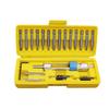 20-Piece High-Speed Steel Drill & Screwdriver Bit Set with Quick-Change Air Wrench Adapter